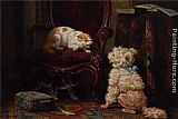 The Uninvited Guest by Henriette Ronner-Knip
